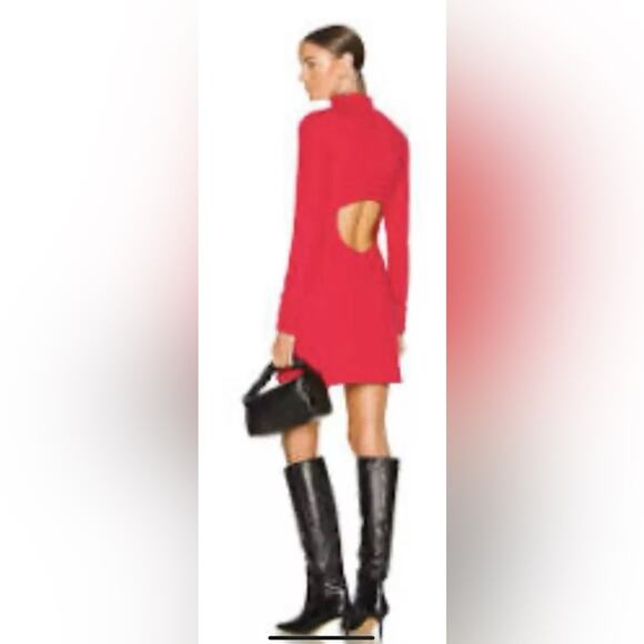 Sanctuary Women's Mini Dress Show Stopper Ribbed in Ruby Red- NWT- Small‎ - Picture 1 of 14